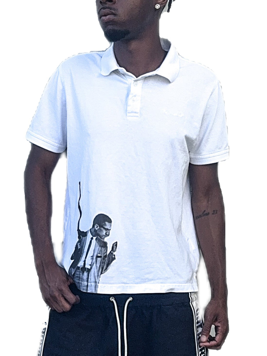 Malcom X polo tee
